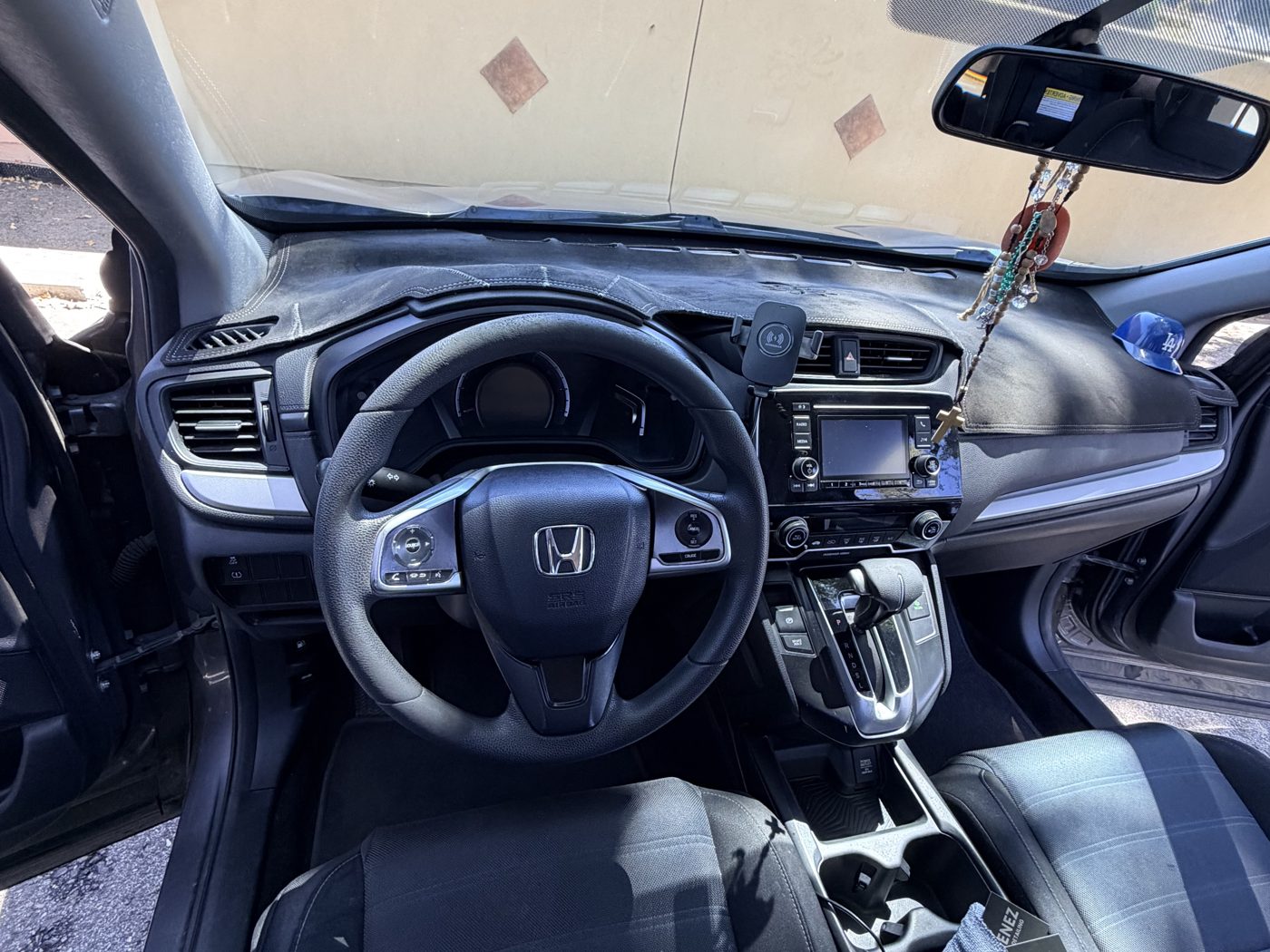 SUV interior after detailing, clean dashboard and seats