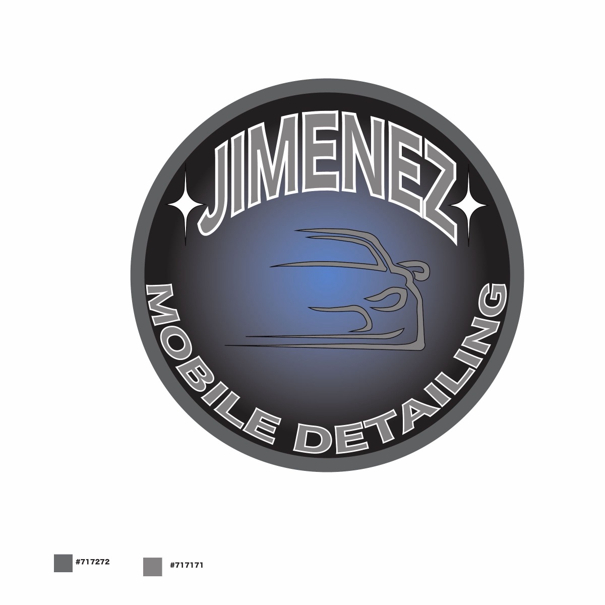 Refreshed Jimenez Mobile Detailing logo, circular emblem concept, by Julyssa O., first place