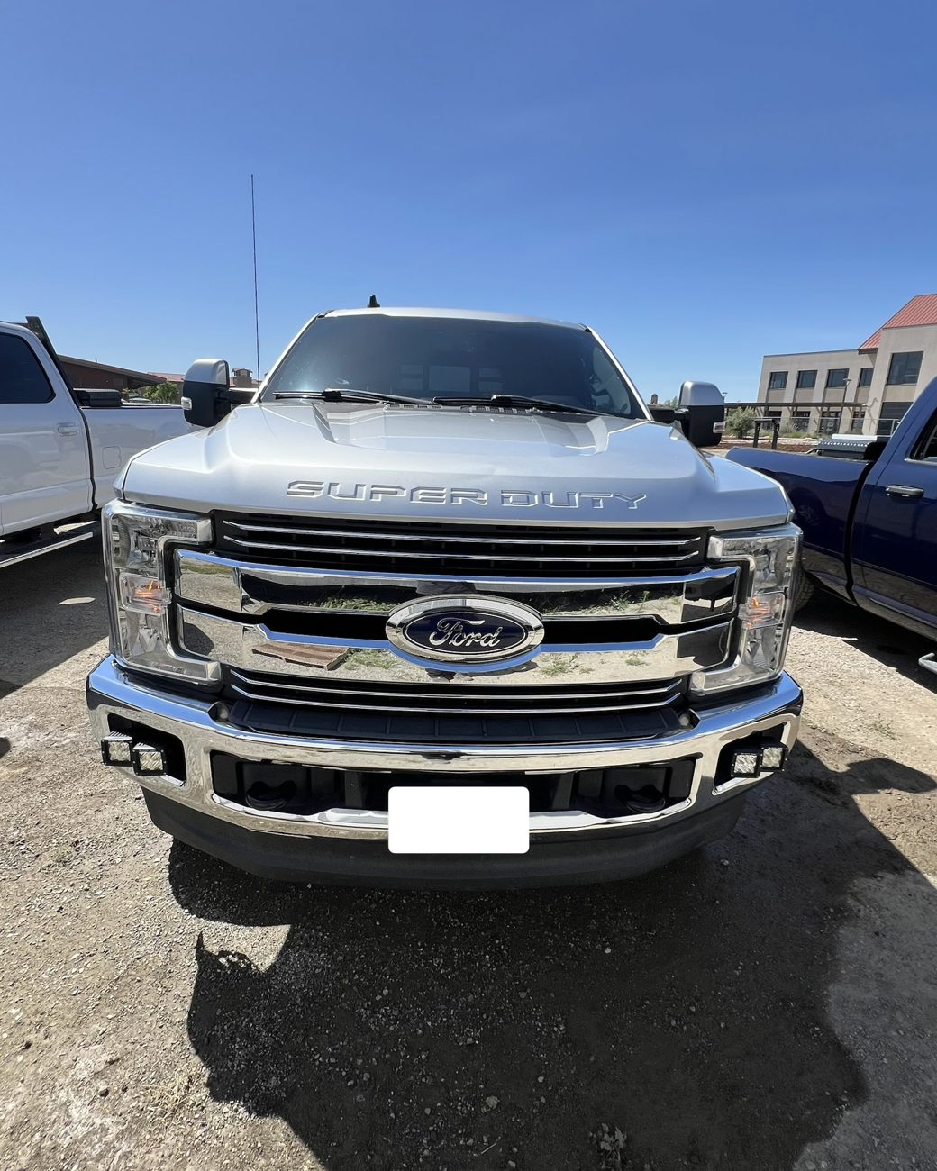 Freshly detailed Ford Super Duty truck by Jimenez Mobile Detailing