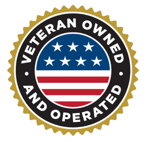 Veteran owned and operated badge