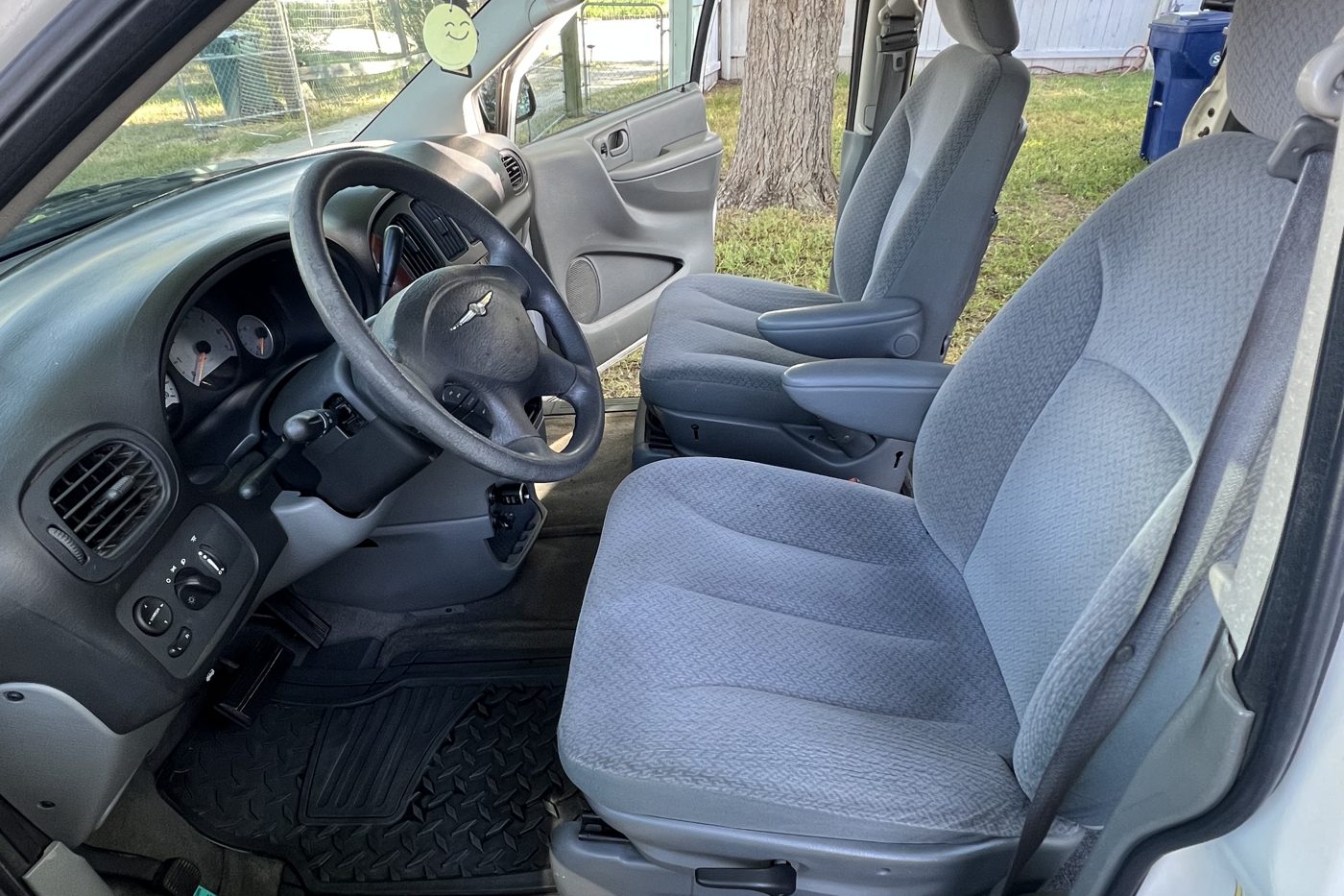 Van interior detailing result
