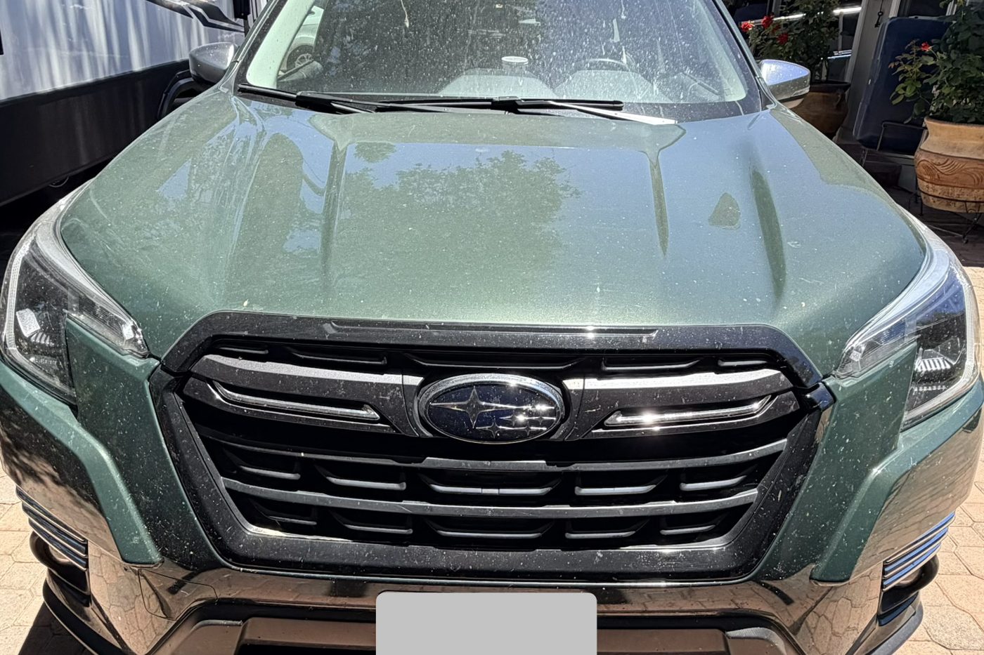 Subaru exterior detailing result